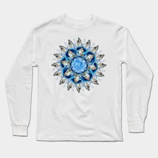 baby shark mandala Long Sleeve T-Shirt